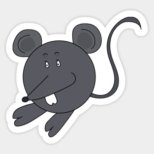 Chubby Mouse Sticker